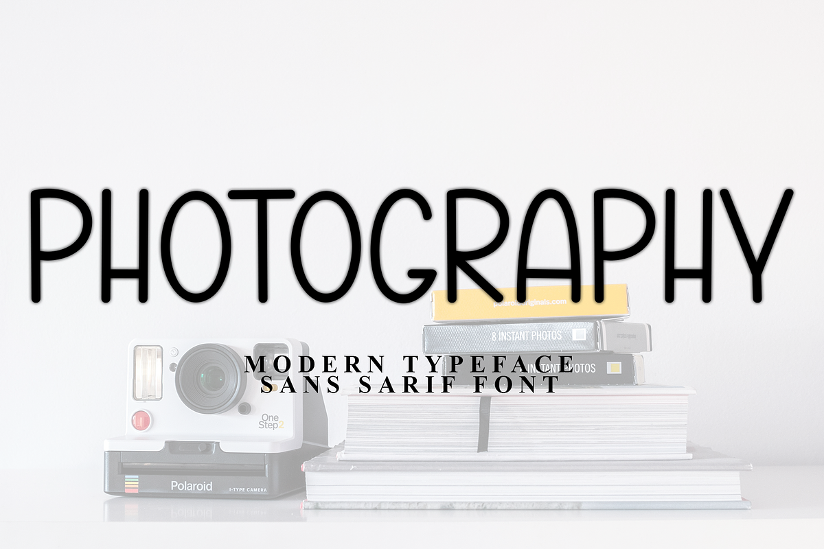 Photography, a Sans Serif Font by InermediaSTUDIO (Photo 2 of 7)