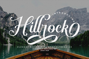 Hillrock / Elegant script