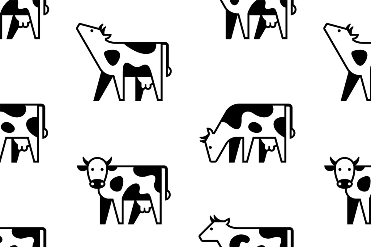 Cow Logo, a Graphic by NataliiaVolyk (Photo 6 of 7)