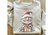 Whimsical Christmas Gnome Clipart, an Illustration by OK Design (Thumbnail 5 of 6)