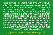 Calbera - Font Duo, a Script Font by Letter Fresh (Thumbnail 8 of 13)
