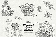 New Perennial Garden Wedding, a Decorative Illustration by divanovskaya_nv (Thumbnail 10 of 27)