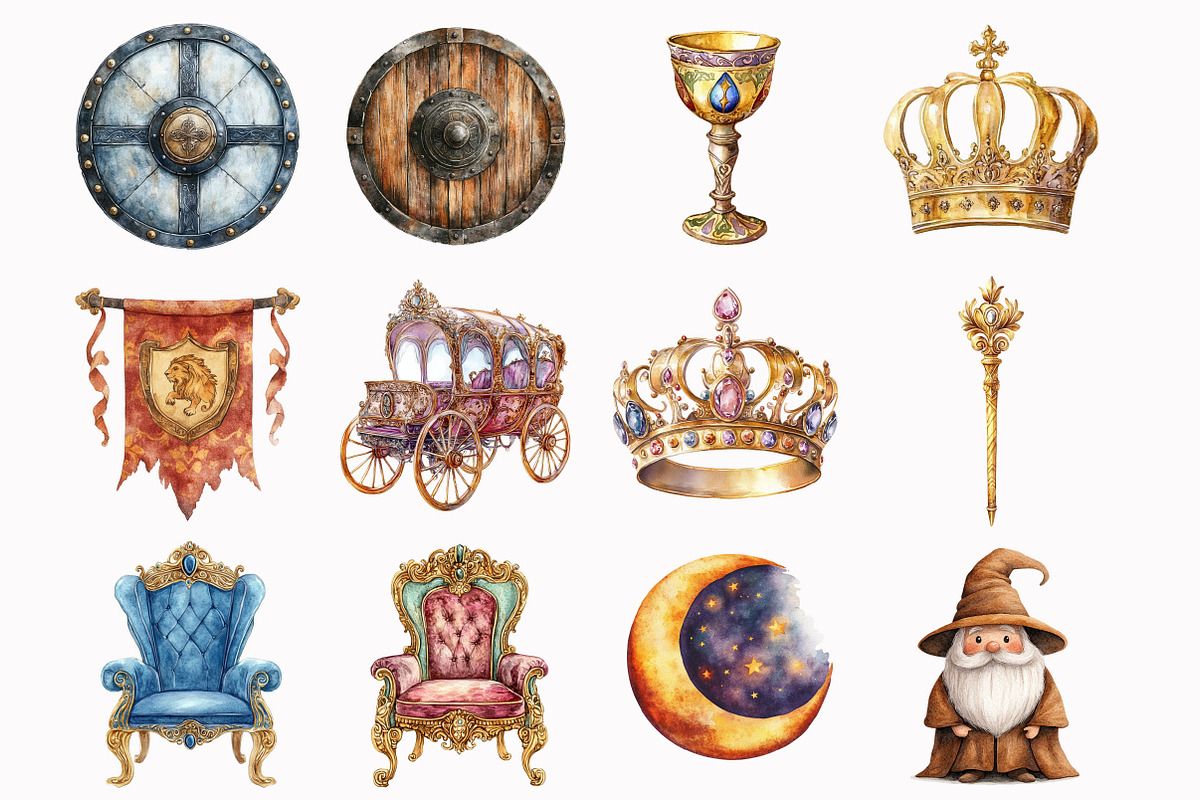 King Arthur Clipart, an Illustration by Design Market (Photo 5 of 5)