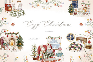 Cozy Christmas, an Illustration by heyiamalice