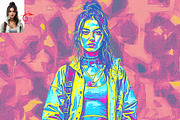 Neon Pop Art Photoshop Action, a Brushes & More by MRI STUDIO (Thumbnail 9 of 14)