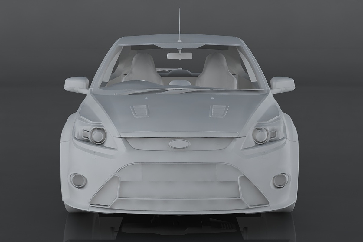 2009 Ford Focus RS, a Cars & Vehicle 3D Model by valtriiu (Photo 11 of 12)