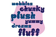Thickum Thighs - juicy display font, a Serif Font by Font Infusions (Thumbnail 9 of 13)