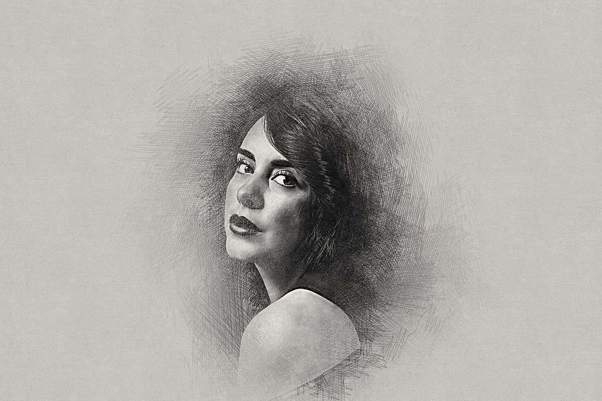 Sketch Art Editable Photo Effect, an Action Add-On by Photoshop Action (Photo 5 of 16)