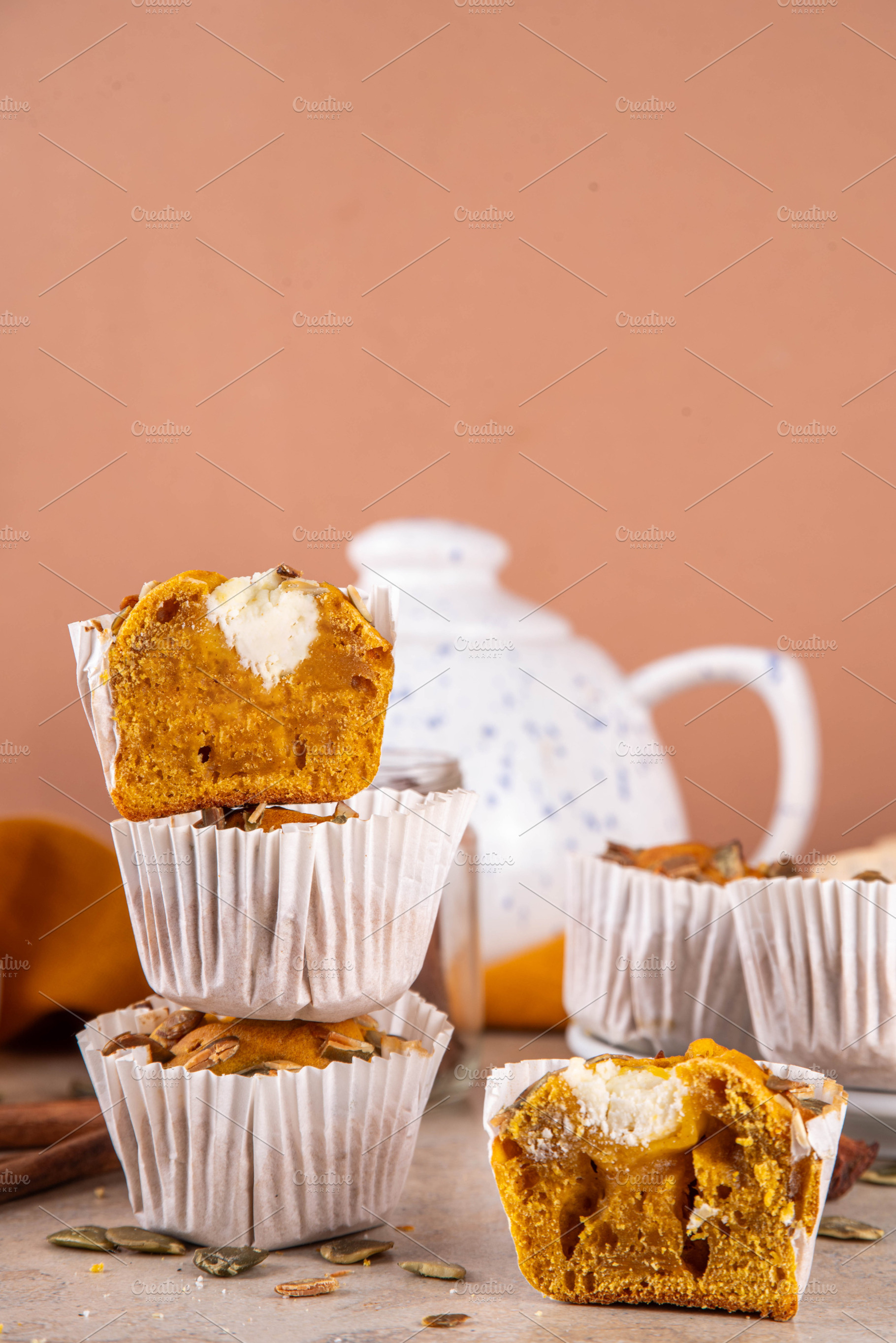 Viral Pumpkin Cream Cheese Muffins, a Food & Drink Photo by Rimma