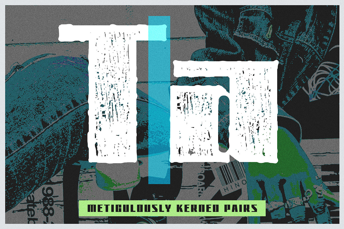 Upriser - Grunge Rock Font, a Sans Serif Font by Parker Creative (Photo 4 of 6)