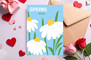 Hello Spring - set posters with, a Card Template by Tati_Kli (Thumbnail 3 of 5)