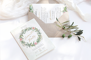 Eucalyptus Pink Floral Wedding Suite, an Invitation Template by R Whitehurst Design (Thumbnail 3 of 5)