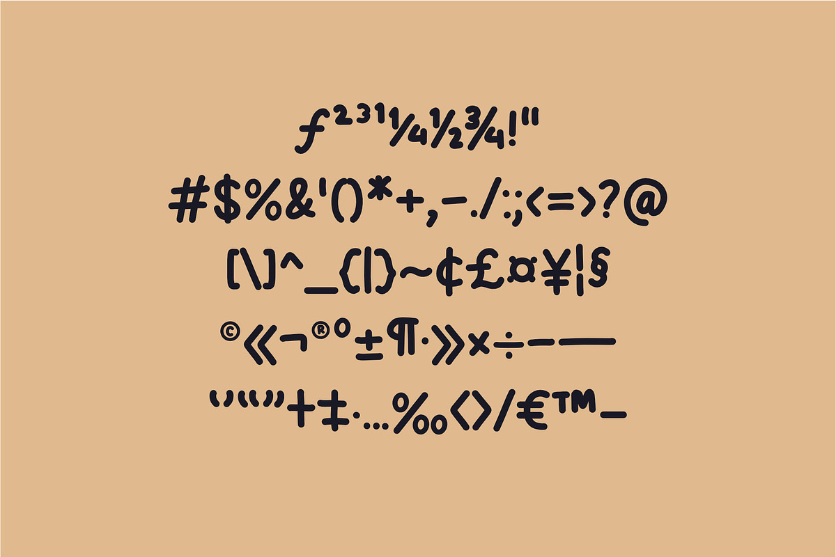 Gemeli - sticky playful font, a Handwritten Font by WAP (Photo 5 of 5)