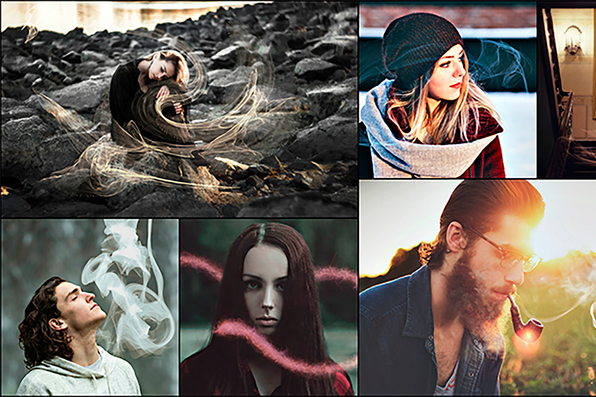 150 Color Waves Photo Overlays, a Brushes & More by Eldamar Studio (Photo 2 of 8)