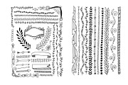 800+ DOODLE ELEMENTS SET, a Templates & Theme by karakotsya (Thumbnail 17 of 24)