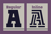 Top Slab – Retro Varsity Slab Serif, a Slab Serif Font by Tiptop Graphic (Thumbnail 5 of 10)
