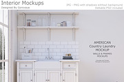 Interior Mockup, Laundry Mockup, a Product Mockup by Designed By Gorovaya (Thumbnail 1 of 7)