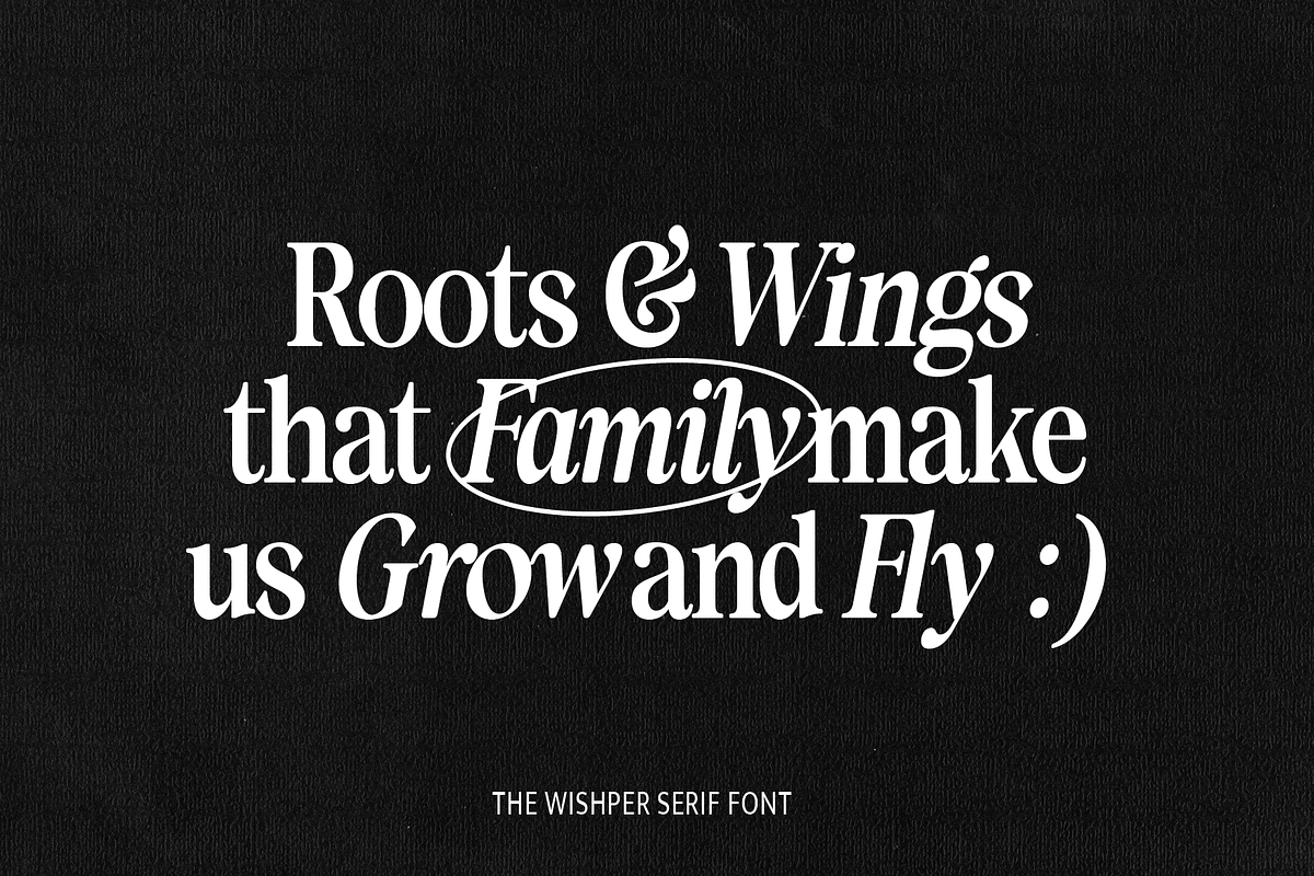 The Wishper Serif, a Serif Font by Pinakiaa Studios (Photo 5 of 9)