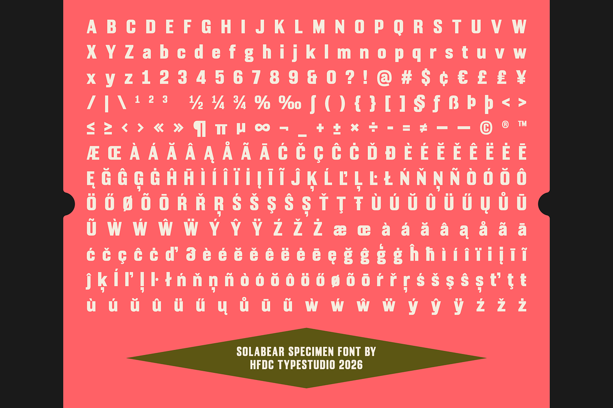 Solabear Condensed Regular Expanded, a Sans Serif Font by 24Design Studios (Photo 6 of 9)
