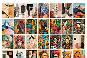 Eclectic Wall Art. Posters., a Background Graphic by Designwork (Thumbnail 5 of 9)
