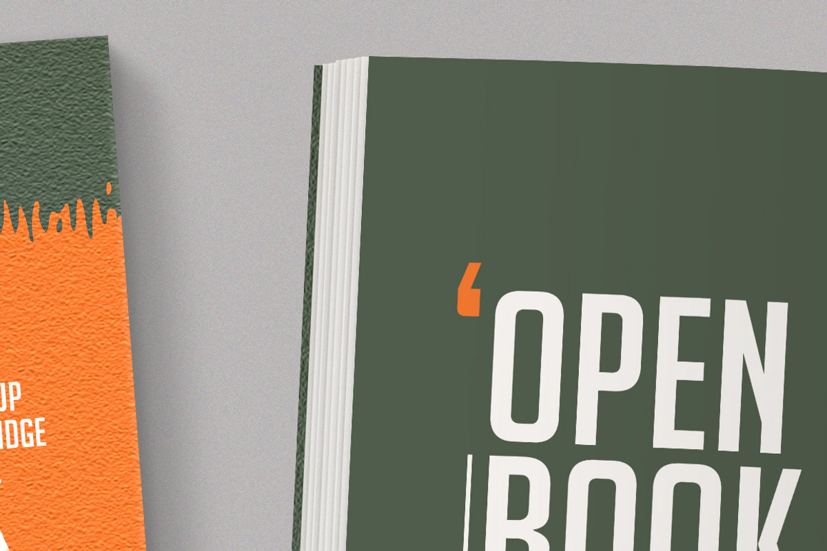 Open Softcover Book Mockup, a Print Template by ArtefShop (Photo 2 of 7)