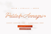 Petite Annagri Cyrillic Greek font, a Script Font by IraDvilyuk (Thumbnail 1 of 20)