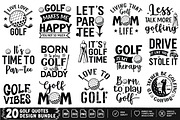 Golf Quotes SVG PNG Bundle, Funny, an Object Graphic by FiveStarCrafting (Thumbnail 1 of 15)
