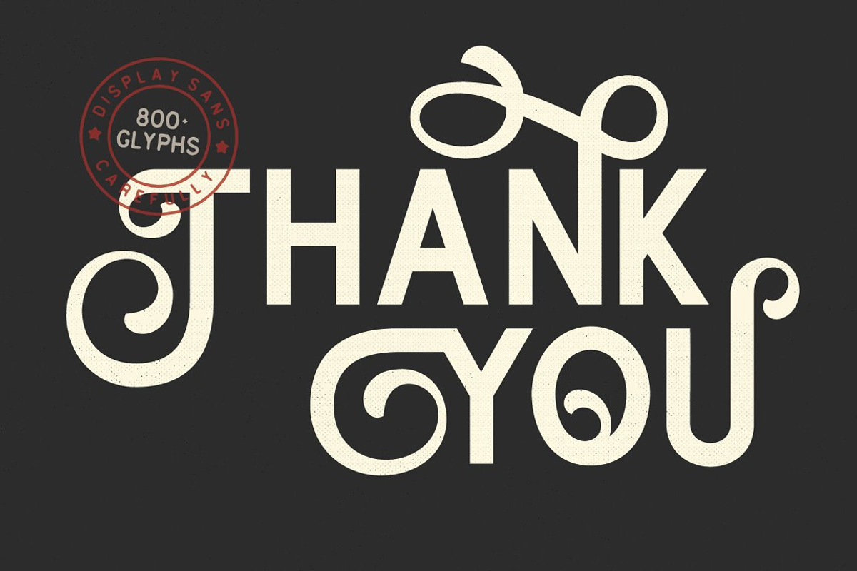 VT BASARO - Vintage Display, a Sans Serif Font by ViactionType (Photo 9 of 9)