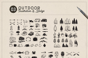 OUTDOOR Logo Creator Bonus 2 Fonts