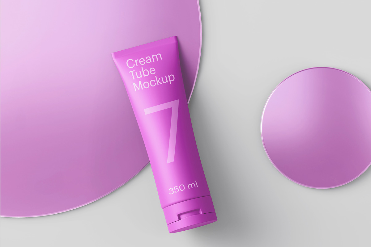 Cosmetic Tube Mockup, a Packaging Mockup by GraphicWave (Photo 6 of 6)