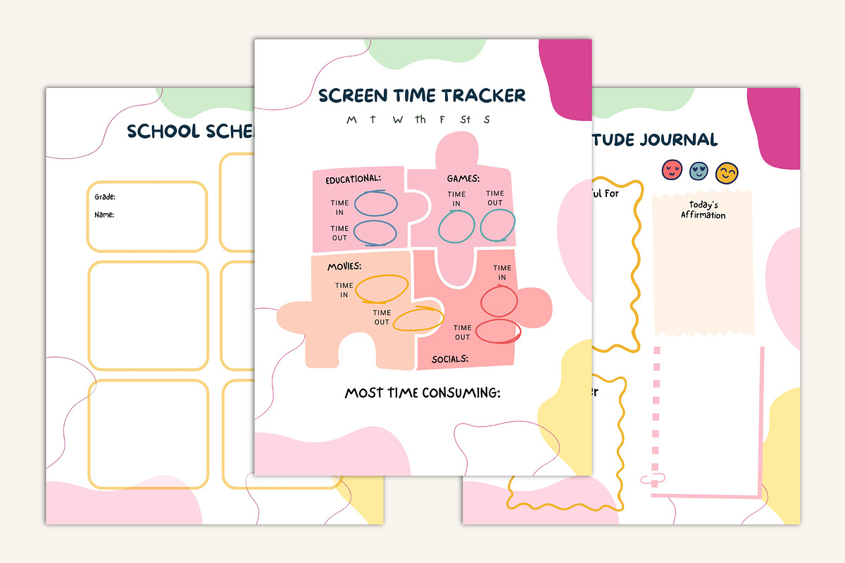 2026 12-Month Kids Activity Organize, a Stationery Template by Designmela01 (Photo 7 of 10)