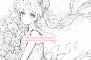 Procreate Paint Tool Sai Brushes, a Brush Add-On by Cozy Brushery (Thumbnail 9 of 10)