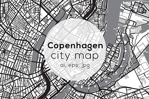 Copenhagen City Map