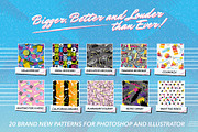 1980s Retro Fashion Patterns Vol 2, a Pattern Graphic by Wingsart Studio (Thumbnail 2 of 8)