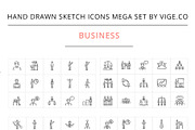 Hand drawn sketch vector icons, an Icon by Visual Generation (Thumbnail 2 of 16)