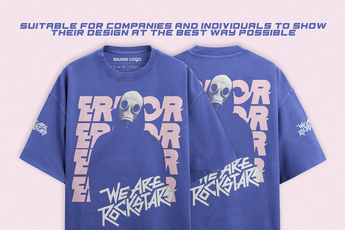 Professional oversize T-Shirt Mockup, a Shirt Mockup by NH graphic (Photo 5 of 11)