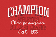 Athlete College Duo, a Slab Serif Font by MaxArt Foundry (Thumbnail 5 of 10)