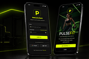 PulseFit Mobile App - Figma Design, an App Template by CodeTurtle (Thumbnail 1 of 3)