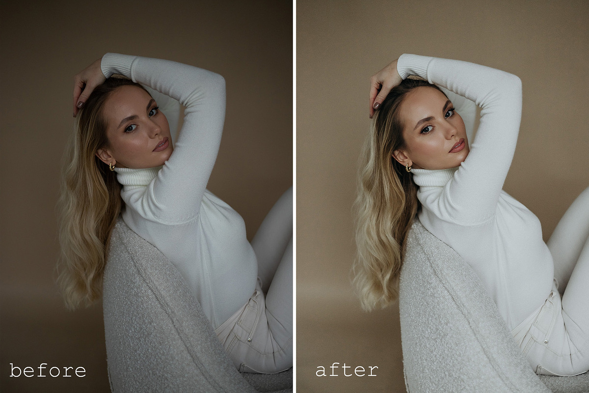The Best 8 Studio Lightroom Presets, a Preset Add-On by OstapenkoPhotography (Photo 6 of 6)
