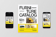 Furniture Catalog Flyer, a Flyer Template by Aiyari Graphic (Thumbnail 1 of 3)