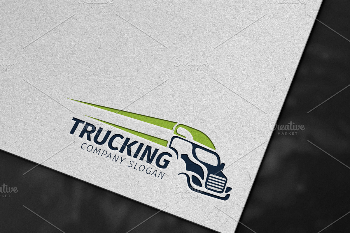Truck Logistics Logo Template, a Branding & Logo Template by Pentaclay (Photo 2 of 3)