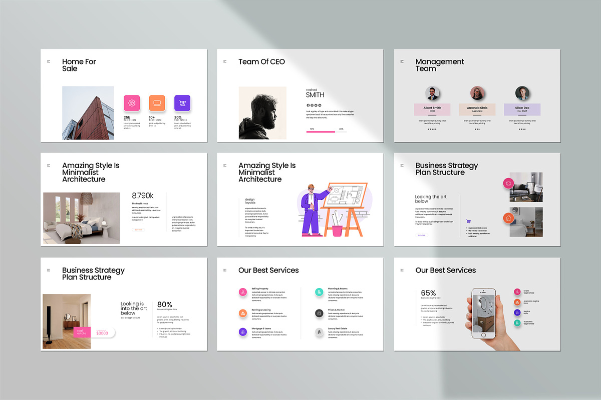 Real Estate Presentation Template, a Presentation Template by creathrivestudio (Photo 5 of 8)