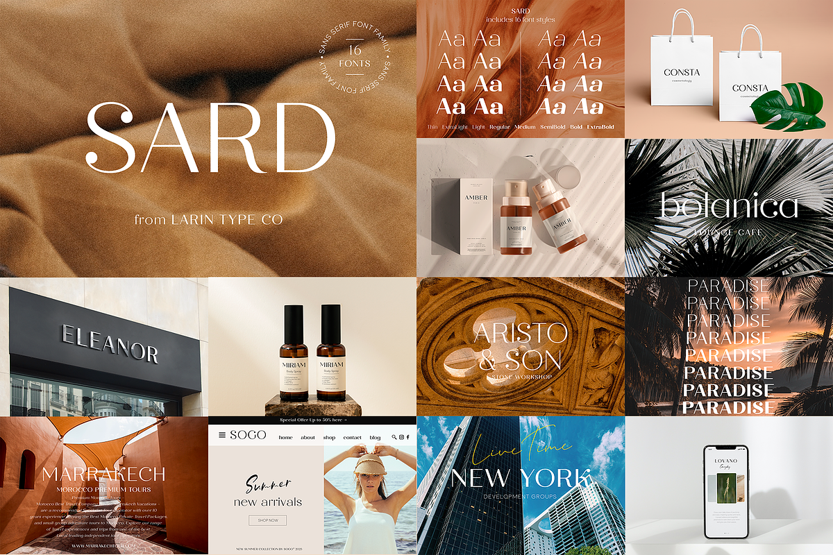 Sans Serif Bundle, a Sans Serif Font by Larin Type Co. (Photo 9 of 12)
