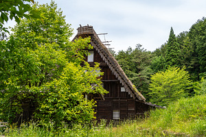 Traditional houses of Hida Minzoku Mura Folk Village in Takayama, an Architecture Photo by GoodGoods
