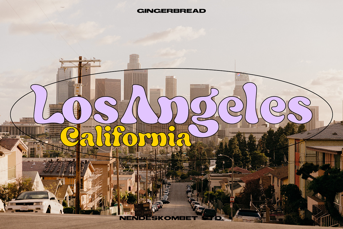 GingerBread - A Display Typeface, a Sans Serif Font by NendesKombet Studio (Photo 9 of 12)