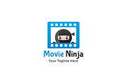 Movies Ninja Logo, a Branding & Logo Template by Martin-Jamez (Thumbnail 1 of 3)