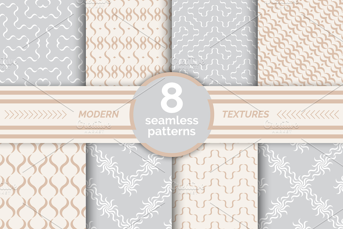 Modern textures with waved lines, a Pattern Graphic by pattern shop (Photo 1 of 9)