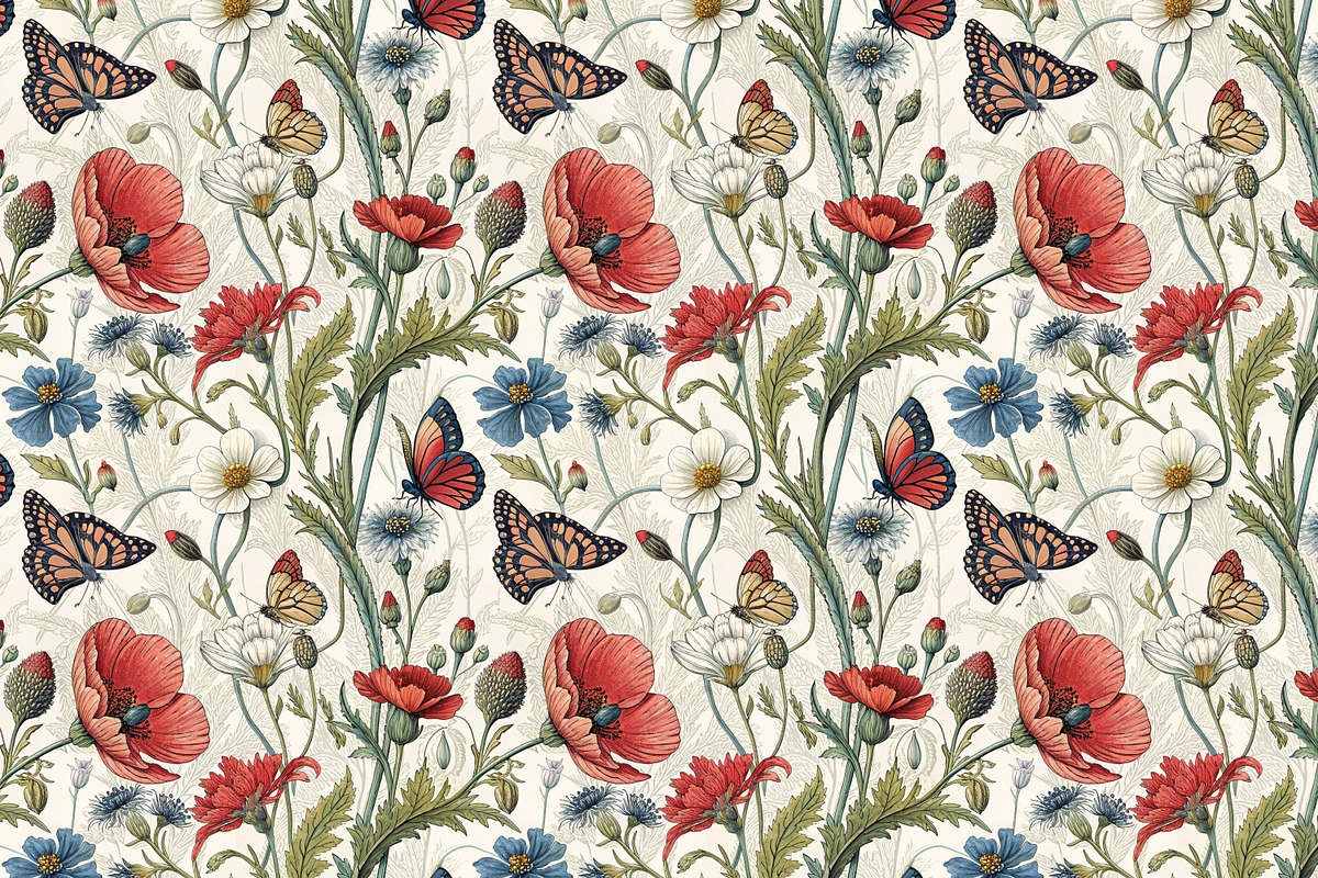 Botanic Garden Seamless Pattern Set, a Pattern Graphic by Designs by Helen Trupak (Photo 5 of 8)