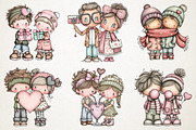 Goofy Valentine Human Cartoon Pack, a Person Illustration by RobertsArt (Thumbnail 6 of 7)