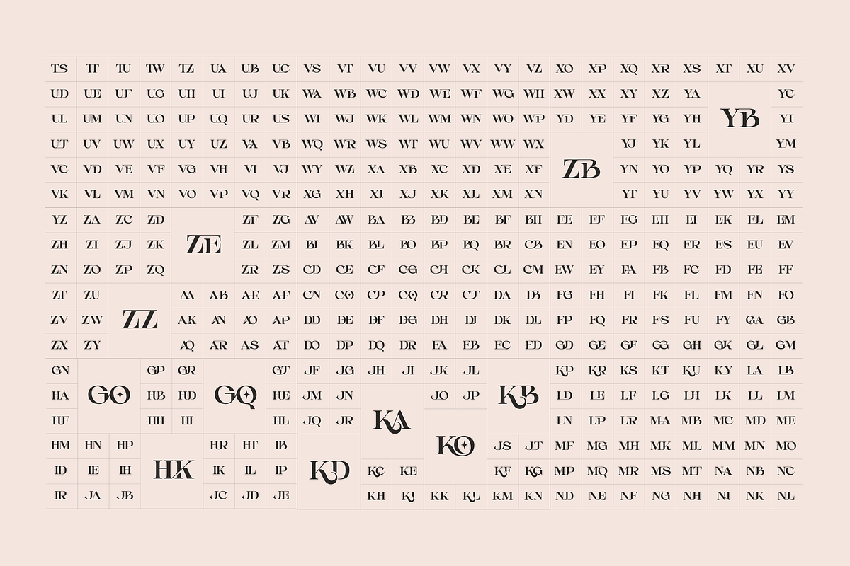 Aseno Modern - Ligatures Serif Font, a Serif Font by Nirmana Visual (Photo 7 of 17)